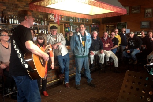 Singing at the Lady Barron Tavern
